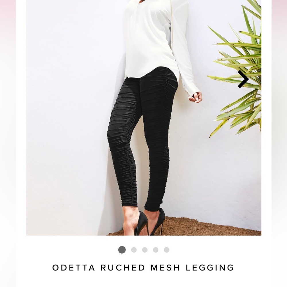 ODETTA RUCHED MESH LEGGING